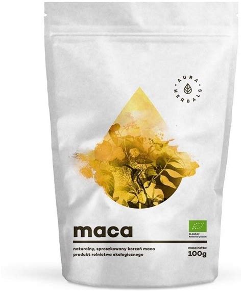 Preparat Medycyny Naturalnej Aura Herbals Maca Proszek Z Korzenia 100g