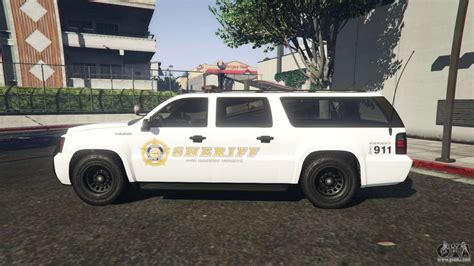 Declasse Sheriff SUV white for GTA 5