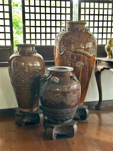 Filipino Clothing Inspired Pottery Vases