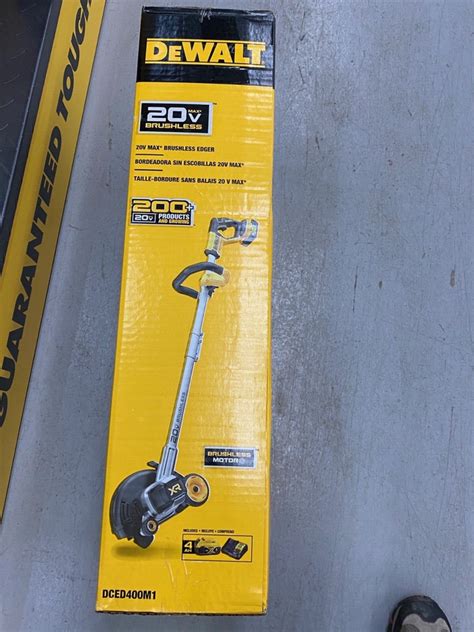 21 75 Inch 20 Volt Max Brushless Edger New Dewalt Dced400m1 Ebay