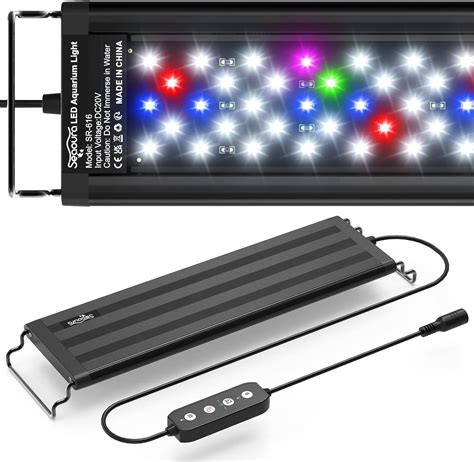 SEAOURA Led Aquarium Light For Plants Full Spectrum Fish Tank Light