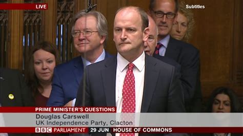 Ukips Douglas Carswell Is Booed While Asking Question At Pmqs Video