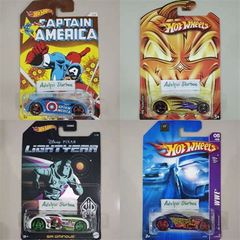 Jual Hotwheels Hot Wheels Sir Ominous Edisi Captain America Star Fright Cars Disney Pixar