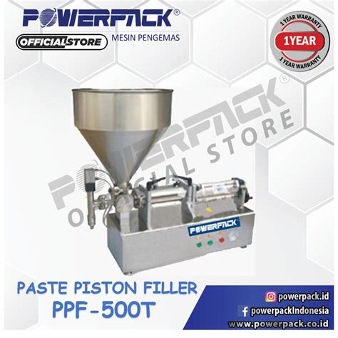 Jual Mesin Pengisi Cairan Pasta Ppf T Paste Piston Filler Powerpack