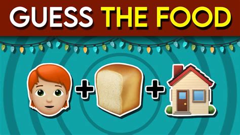 Guess The Christmas Food By Emoji 🍽️🎅 Emoji Quiz Youtube