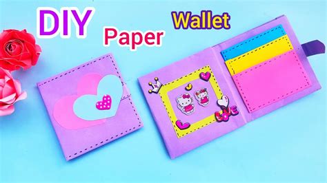 Paper Wallet How To Make Paper Wallet At Home Easily Youtube