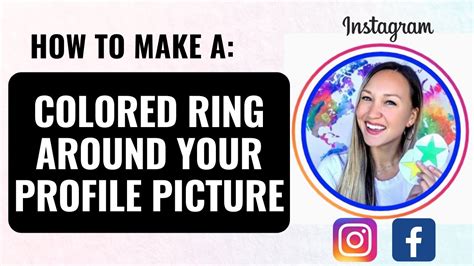 How To Create A Ringcircle Border Around Your Profile Picture