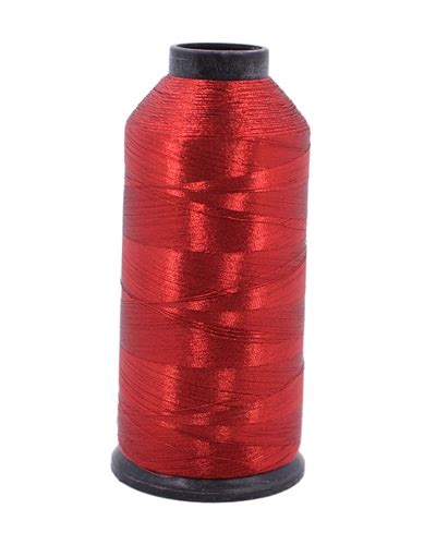 Red Metallic Thread 5000m