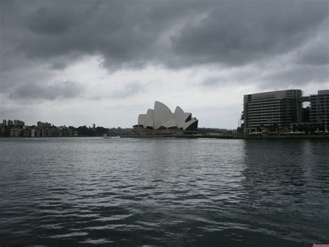 Ominous Clouds Over The Sydney Opera House Jeffsetter Travel Blog