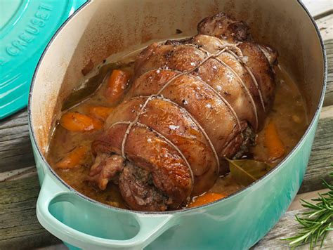 Rolled Shoulder Of Spring Lamb With Fresh Mint And Rosemary Stuffing