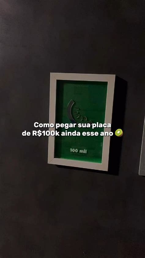 Placa 100k Kiwify Vídeo Dinheiro e felicidade Máquina de fazer