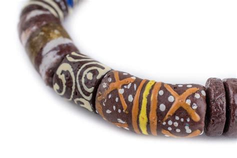 Brown African Bead Bracelet — The Bead Chest