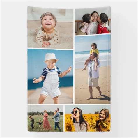 Create Your Own 6 Photo Collage Banner | Zazzle