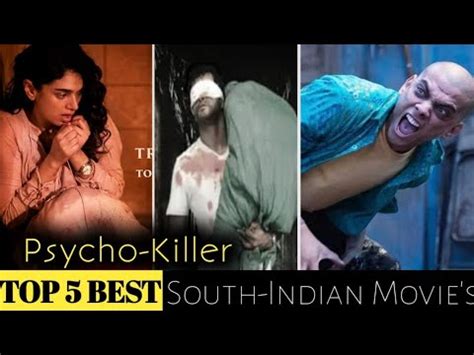 Top 5 South Psycho Serial Killer Movies Dubbed In Hindi Available On