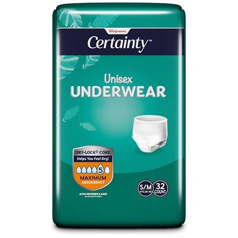 Walgreens Certainty Certainty Unisex Underwear Maximum Absorbency Walgreens