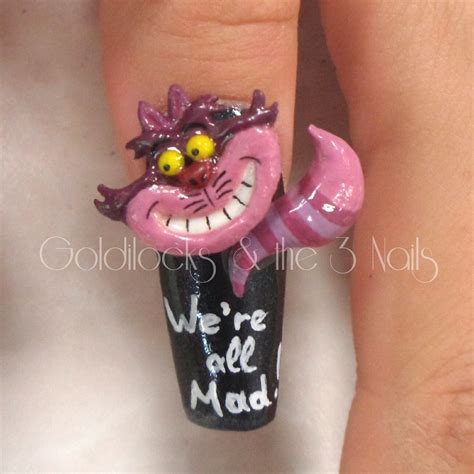 Alice In Wonderland 3D Nail Art 3d Nails Nail Art 3d Nail Art