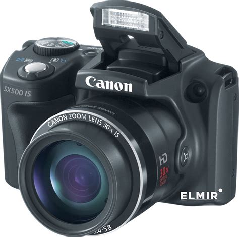 Цифровая фотокамера Canon PowerShot SX500 IS Black купить | ELMIR ...