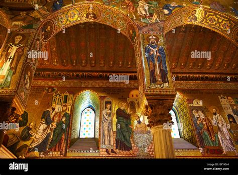 Byzantine mosaics ot The Palatine Chapel in the Norman Palace, Palermo ...