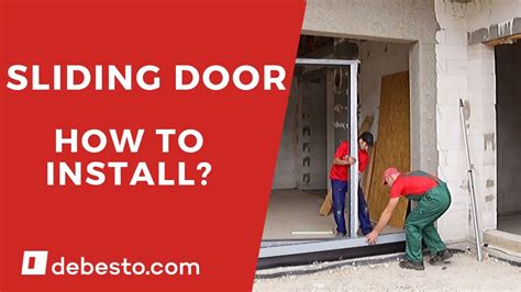 How To Install Patio Sliding Door Frameless Window Installation Guide