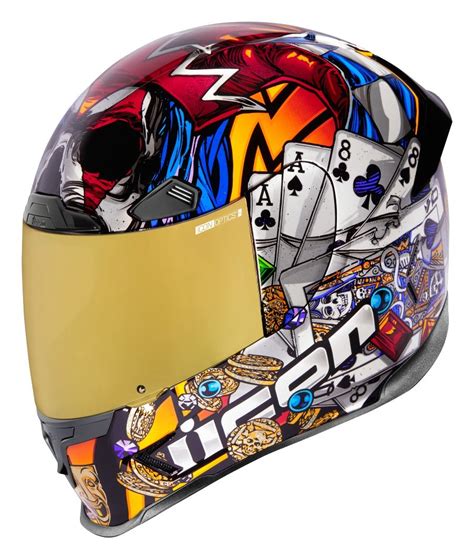 Icon Airframe Pro Lucky Lid Helmet Off Revzilla