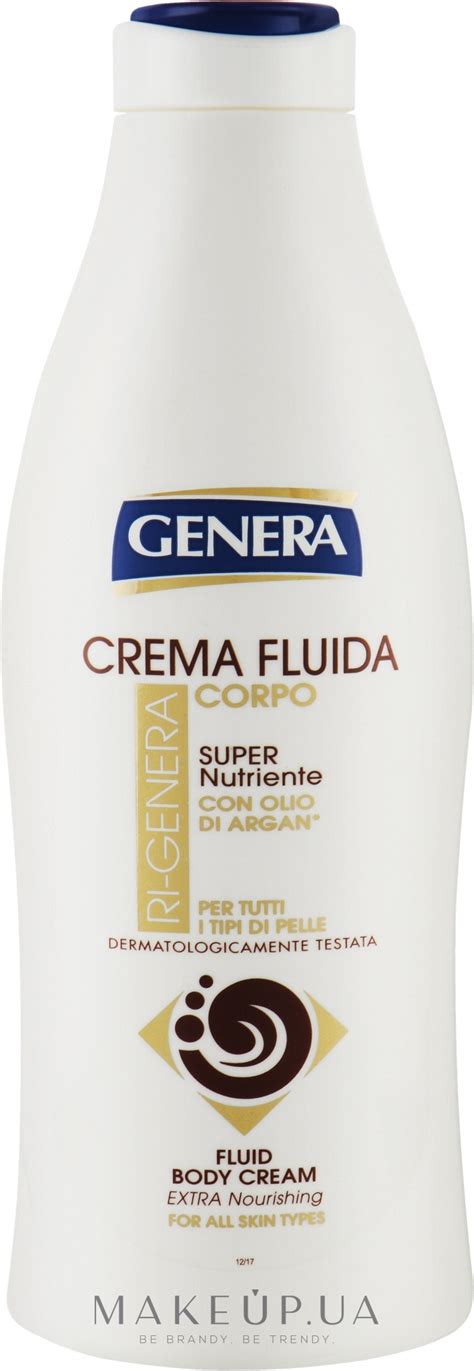 Genera Cream Fluid Argan - Крем для тела с маслом арганы: купить по ...
