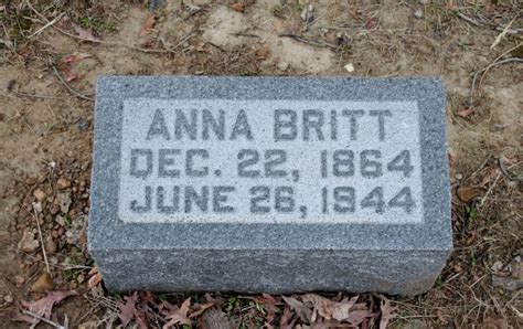 Anna Melcher Britt Find A Grave Memorial