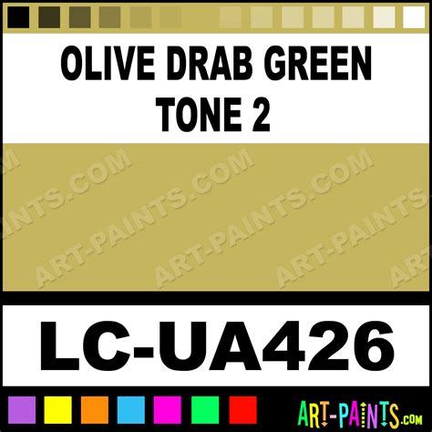 Olive Drab Green Tone 2 UA Mimetic Airbrush Spray Paints - LC-UA426 ...