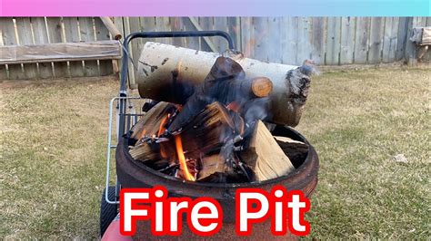 Diy Fire Pit Youtube