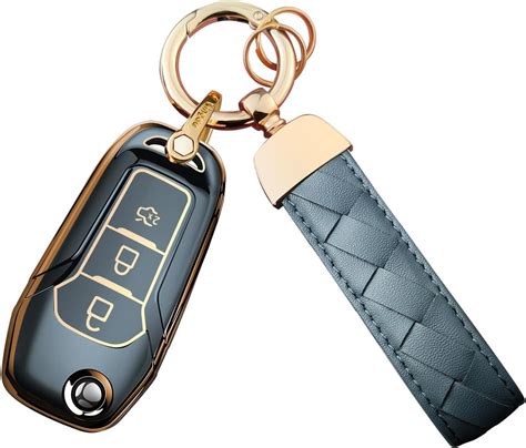 Amazon Bqepe For Ford Key Fob Cover Keychain Fit For 2015 2016