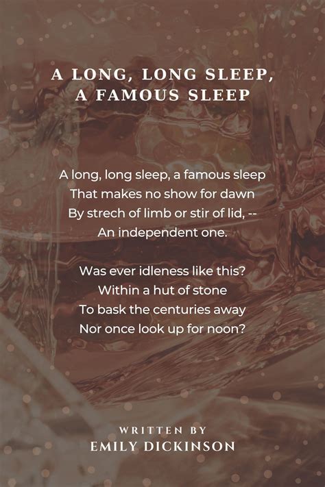 The Long Sleep - The Very Long Sleep