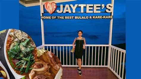 Tagaytay Restaurant With Taal View Jaytee S Filipino Cuisine YouTube