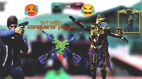 Random Conquerer Player Challenge With Me 1v1 Tdm Only M416 Intense