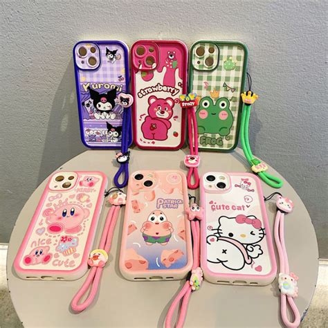 Casing Infinix Smart Hot I G G Phone Case New Design Cute Cartoon Kuromi Kirby Patrick