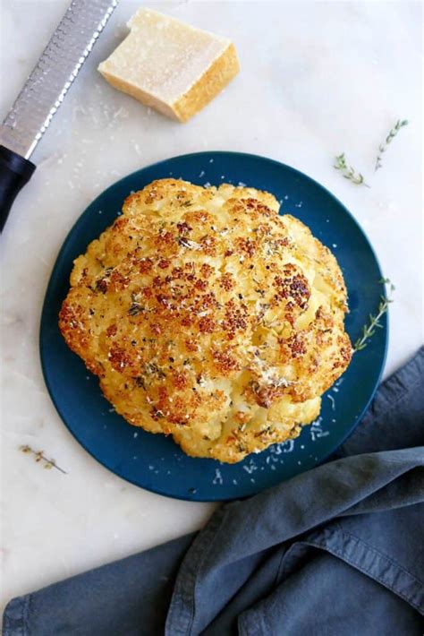 Baked Whole Cauliflower With Cheese It S A Veg World After All®