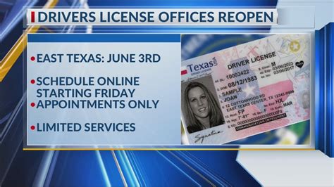 Driver License Offices In East Texas To Reopen In June With Limited Services Youtube