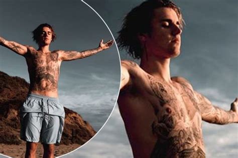 Shirtless Justin Bieber Sends Fans Into A Frenzy As He Shows Off His