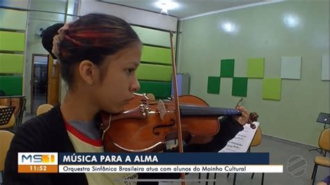 MS1 Orquestra Sinfônica Brasileira atua alunos do Moinho Cultural