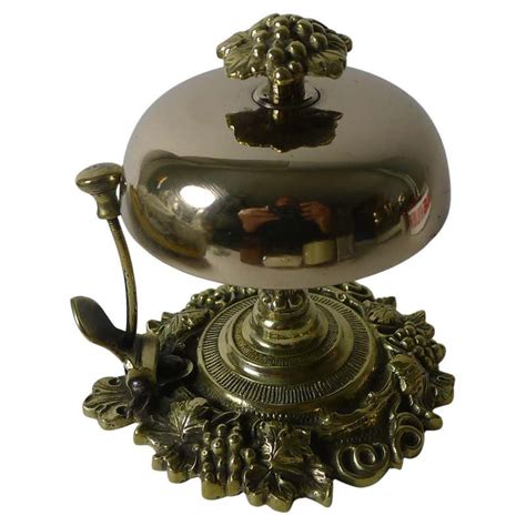 Victorian Brass Courtesy Counter Top Bell Beehive Brass Bell For Sale At 1stdibs