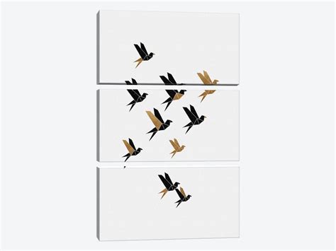 Origami Birds Collage Iii Canvas Wall Art By Orara Studio Icanvas