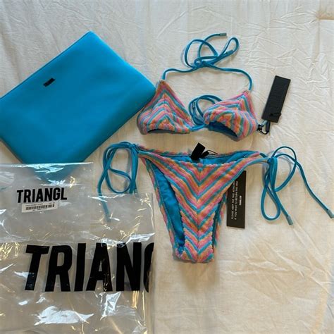 Triangl Swimwear Swim Never Worn Before Traingl Sherbet Bikini Set