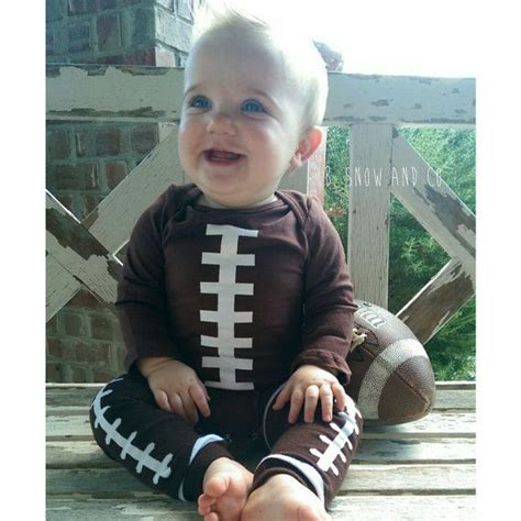 Baby Boy Football Onesie Baby Boy Footballfootball Costume Boy