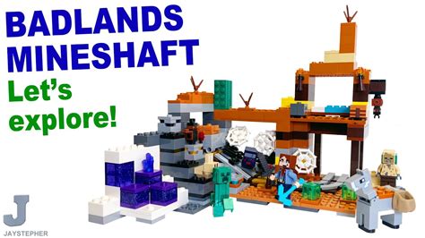 LEGO Minecraft 2024 The Badlands Mineshaft 21263 Unboxing Tour