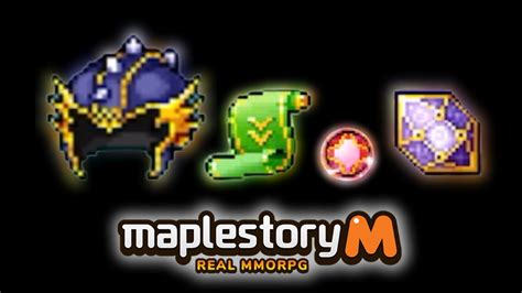 【楓之谷m Maplestory M】超越死靈帽子！ Radiant Exaltation Stone Youtube