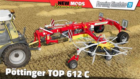 FS22 Pöttinger TOP 612 C Farming Simulator 22 New Mods Review 2K60