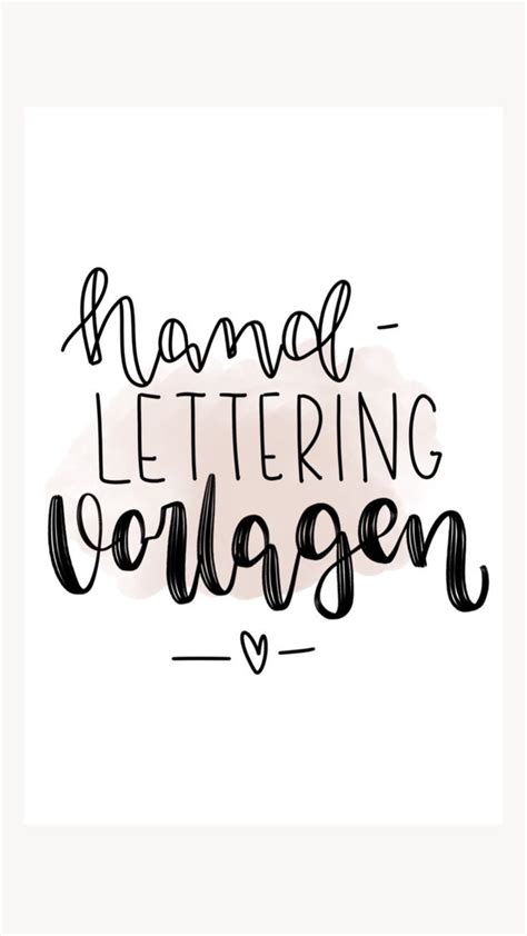 Handlettering Vorlagen Handlettering Zitate Lettering Schriftzug