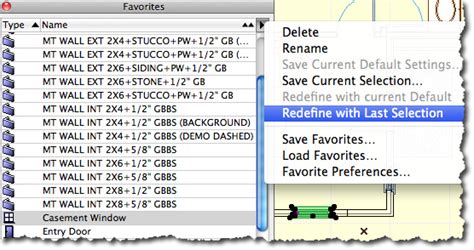 Managing The Favorites Palette Eric Bobrow S ARCHICAD News Tutorials