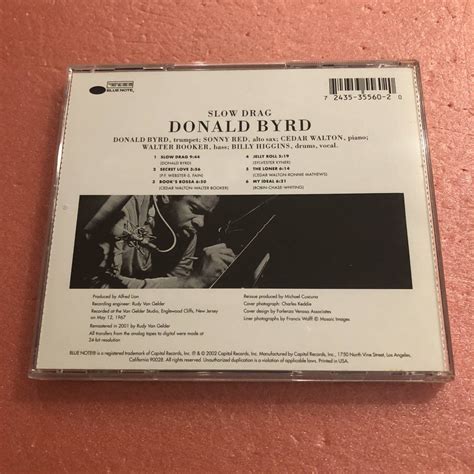 Yahoo Cd Rvg Donald Byrd Slow Drag