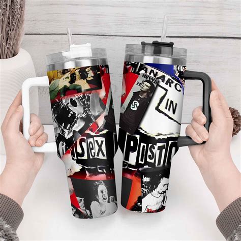Sex Pistols Music Custom Stanley Cup Oz Oz Tumbler With Handle