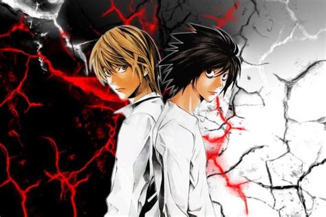 Death Note Matching Pfp L And Light Anoite Wallpaper