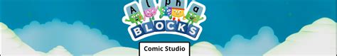 Alphablocks Comic Studio - make comics & memes with Alphablocks characters